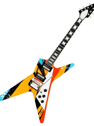 Electric Guitar Pop Art Poster. poster