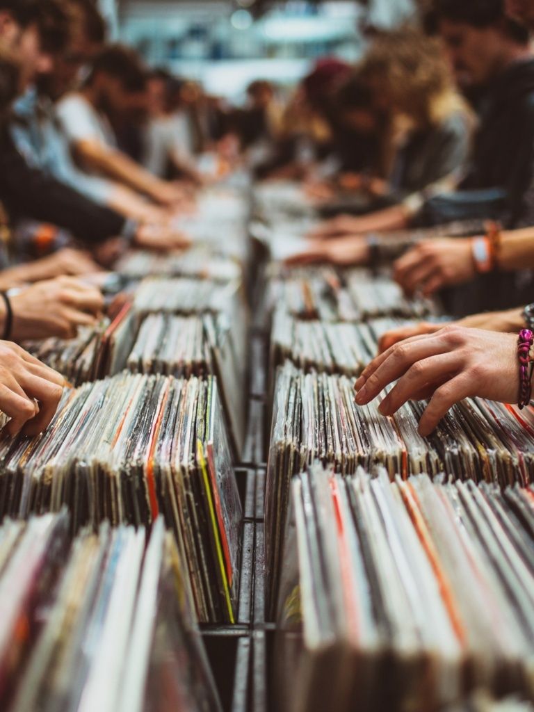 Vinyl Record Collectors — Photography Print. poster detail