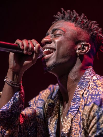 Soulful Singer — Music Print.