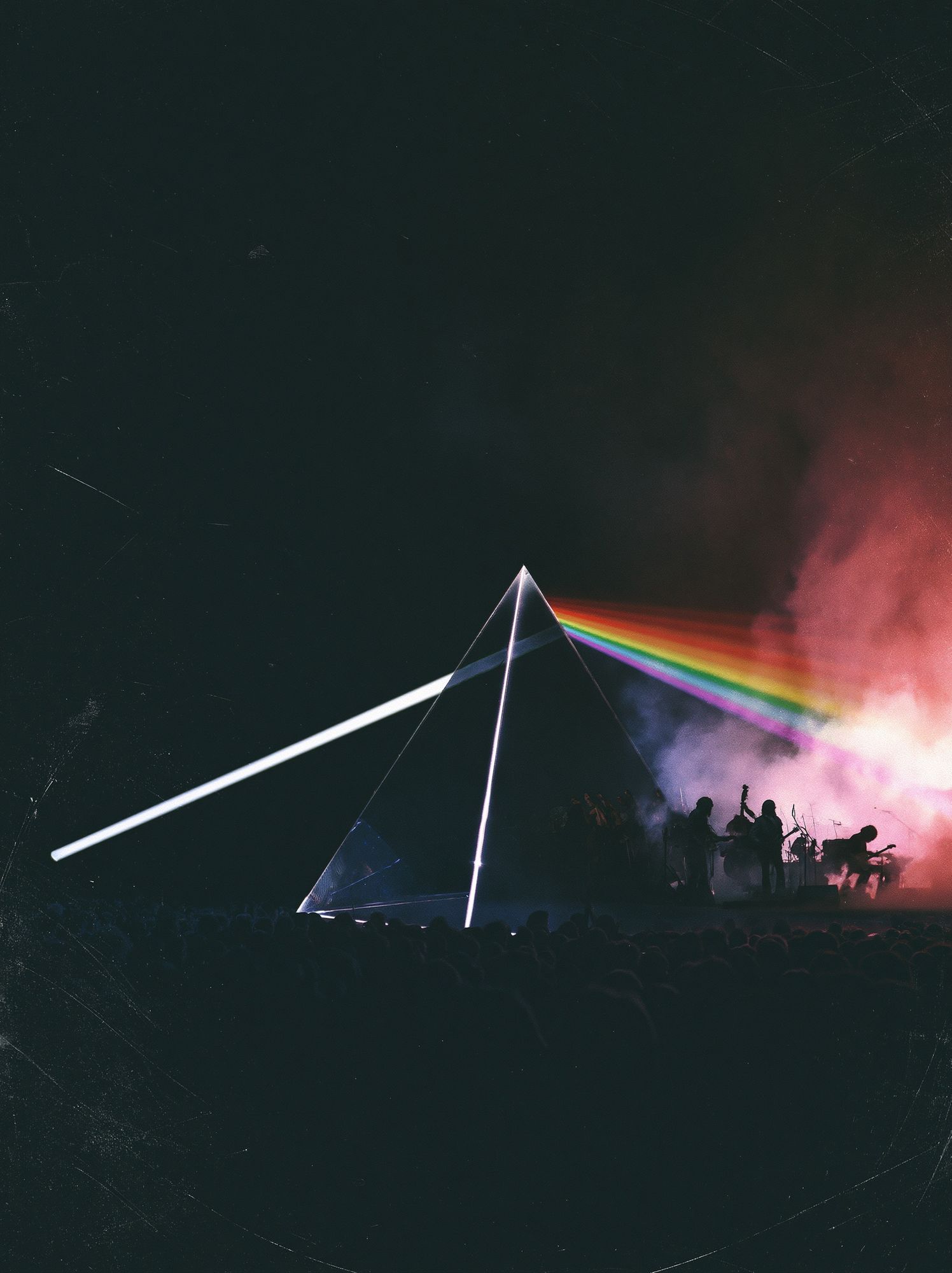 Prism Concert Light Show Poster. poster — music art