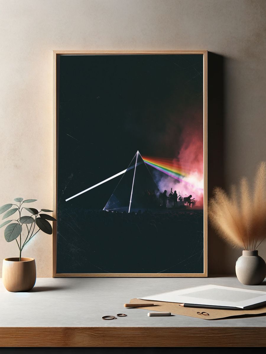 Prism Concert Light Show Poster. — room view 2