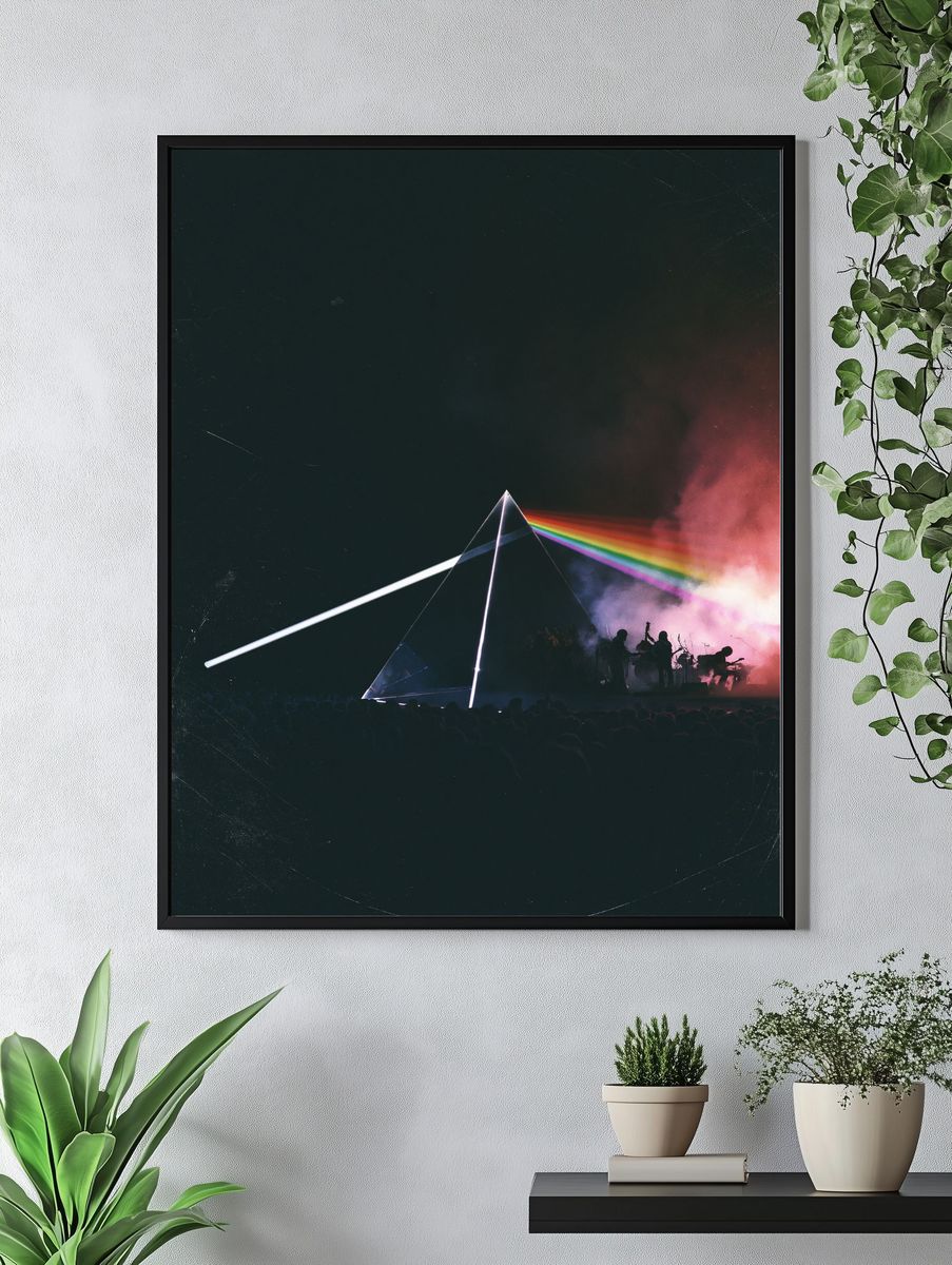 Prism Concert Light Show Poster. — room view 4