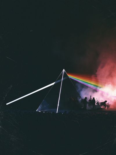 Prism Concert Light Show Poster.