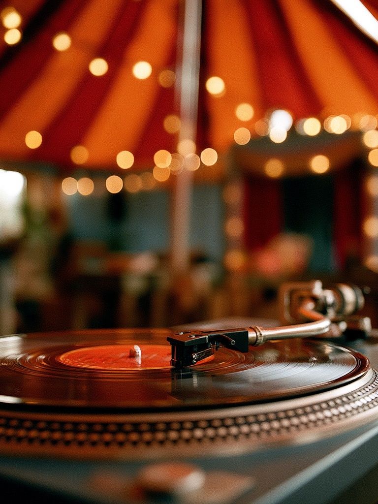 Vinyl Turntable Photography Poster. poster detail