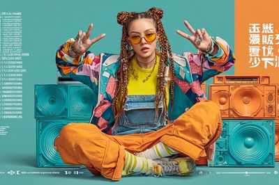 Vibrant Music Culture Poster.