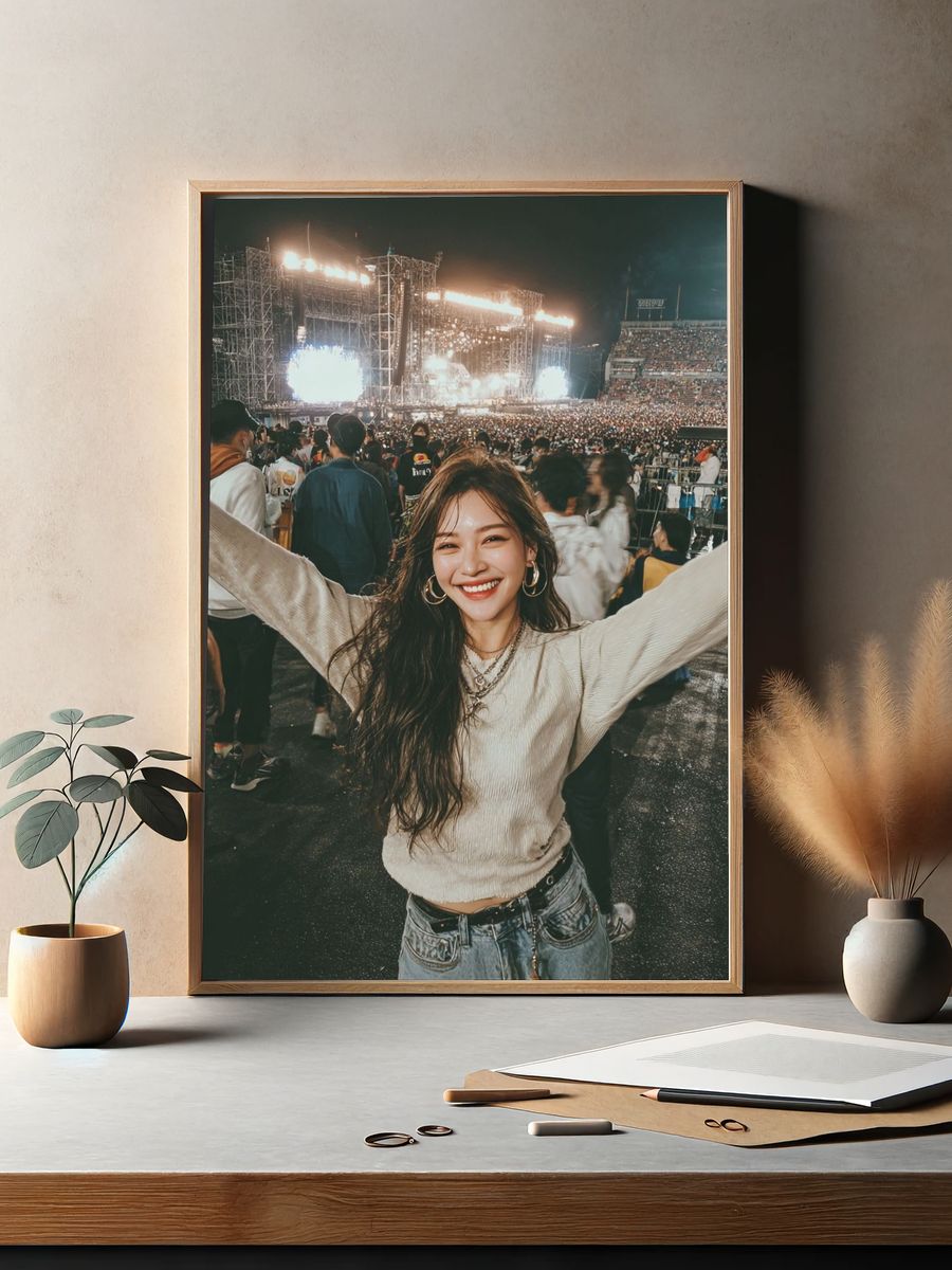 Concert Vibes — Music Print. — room view 2