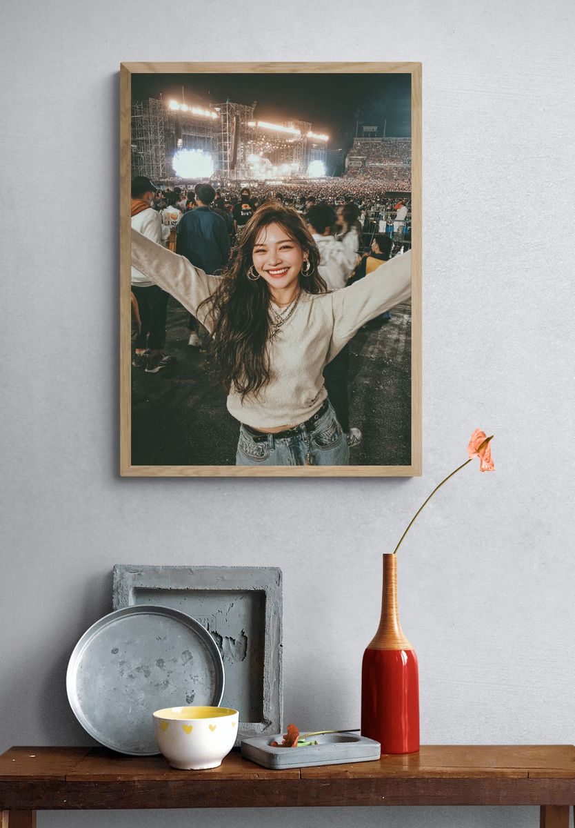 Concert Vibes — Music Print. — room view 3
