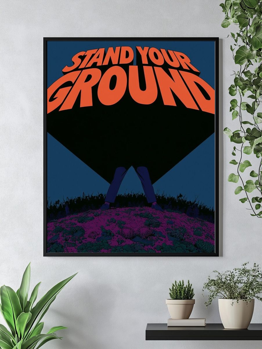 Stand Your Ground Punk Rock Poster. — room view 4