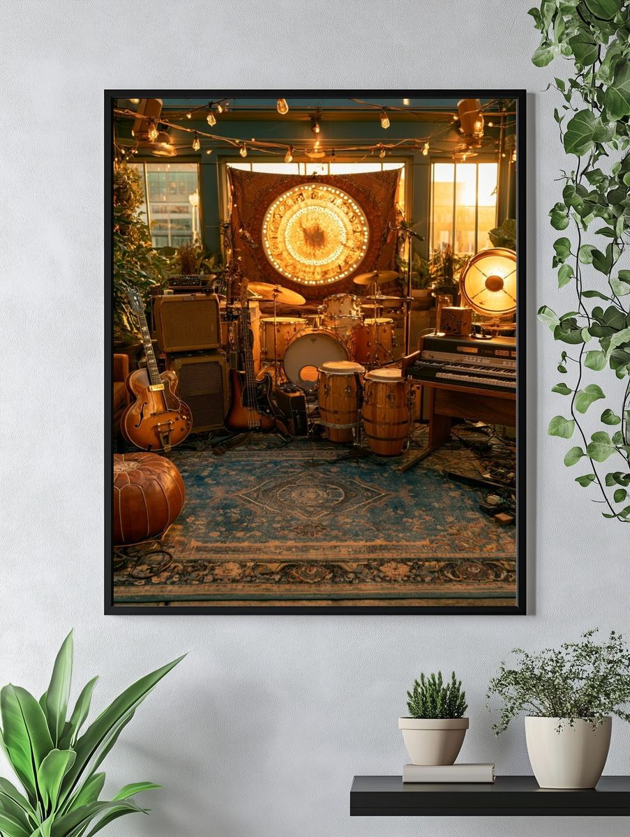 Bohemian Music Studio Poster. — room view 4