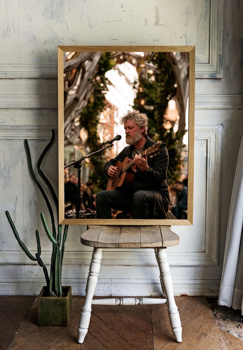 Street Guitarist Photography Poster. — room view 1