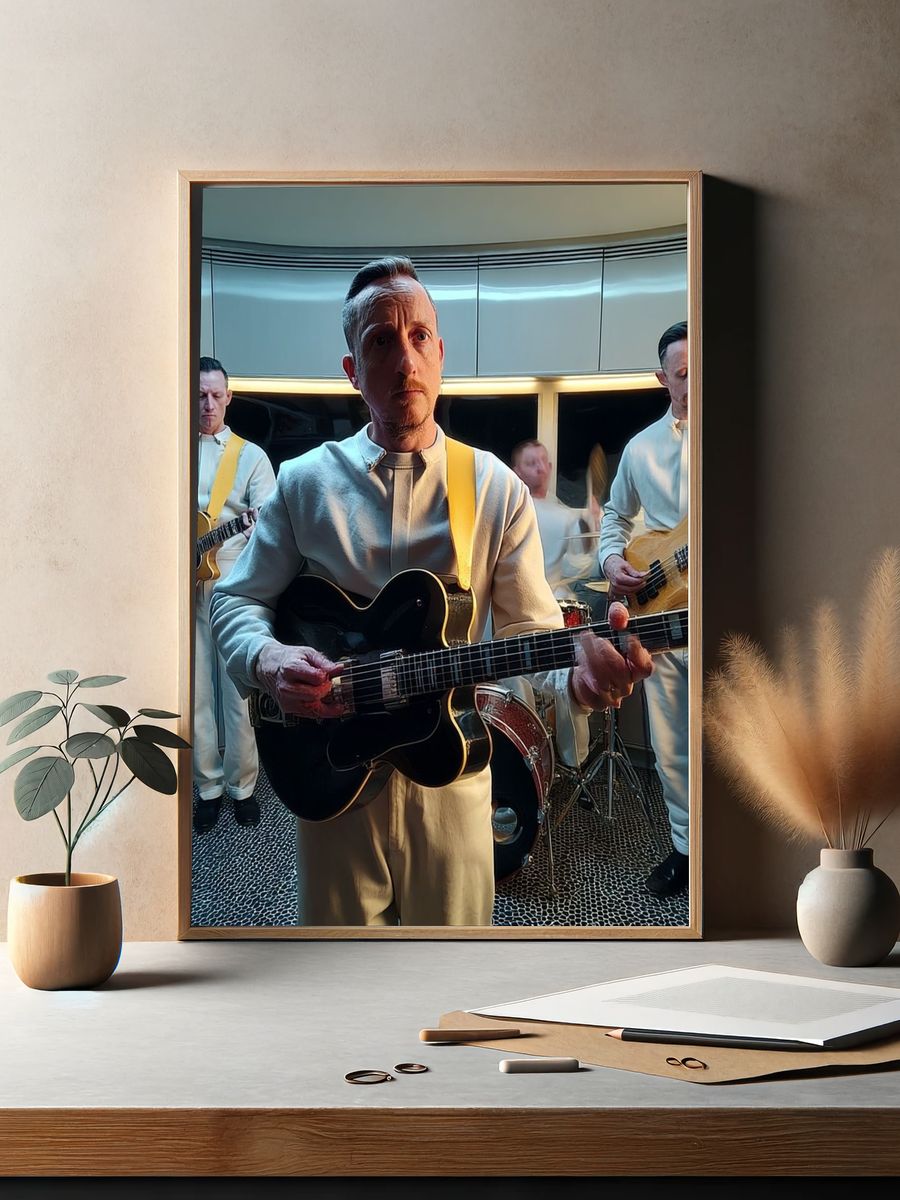 Avant-Garde Band Portrait Poster. — room view 2