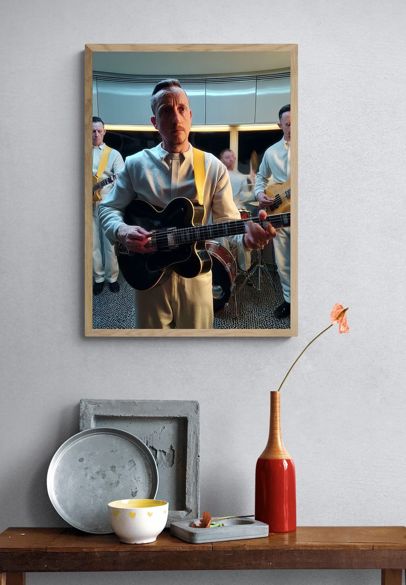 Avant-Garde Band Portrait Poster. — room view 3