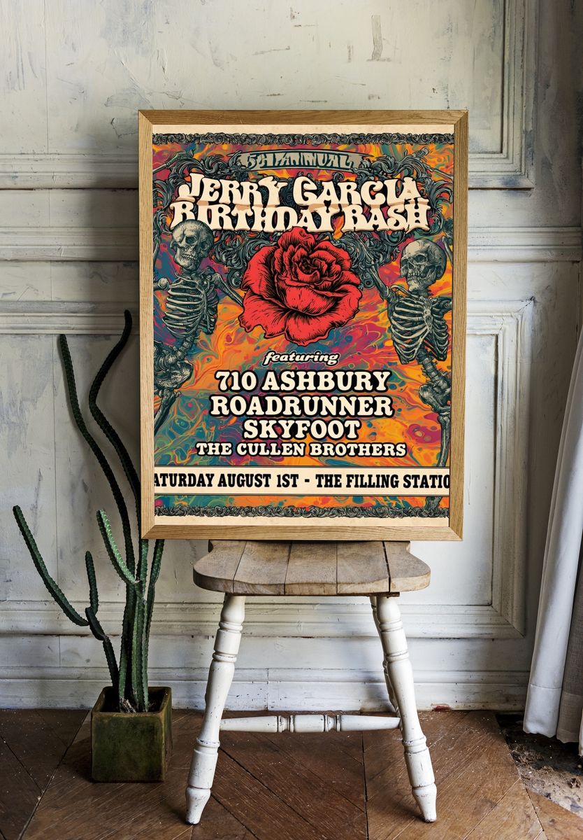 Jerry Garcia Birthday Bash Poster. room preview