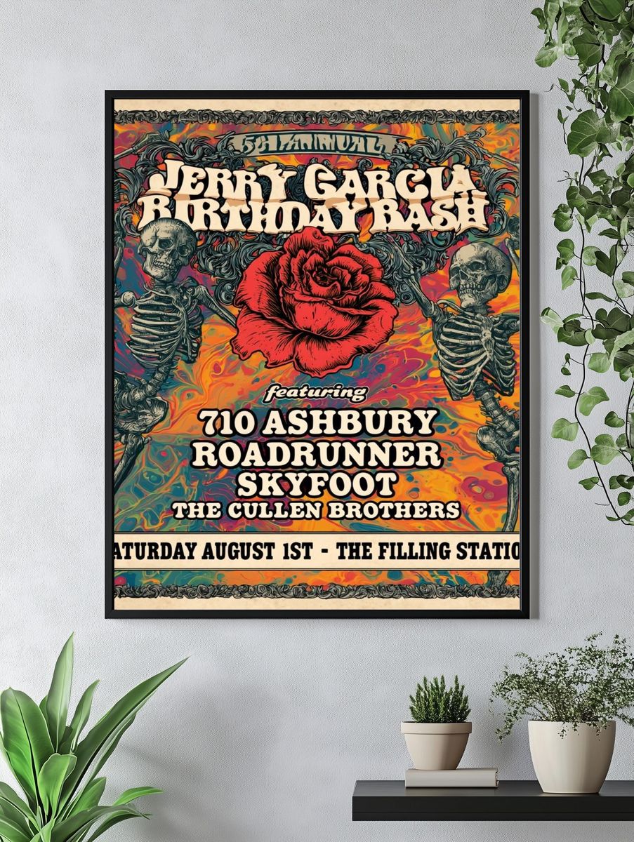 Jerry Garcia Birthday Bash Poster. — room view 4
