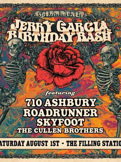 Jerry Garcia Birthday Bash Poster. poster