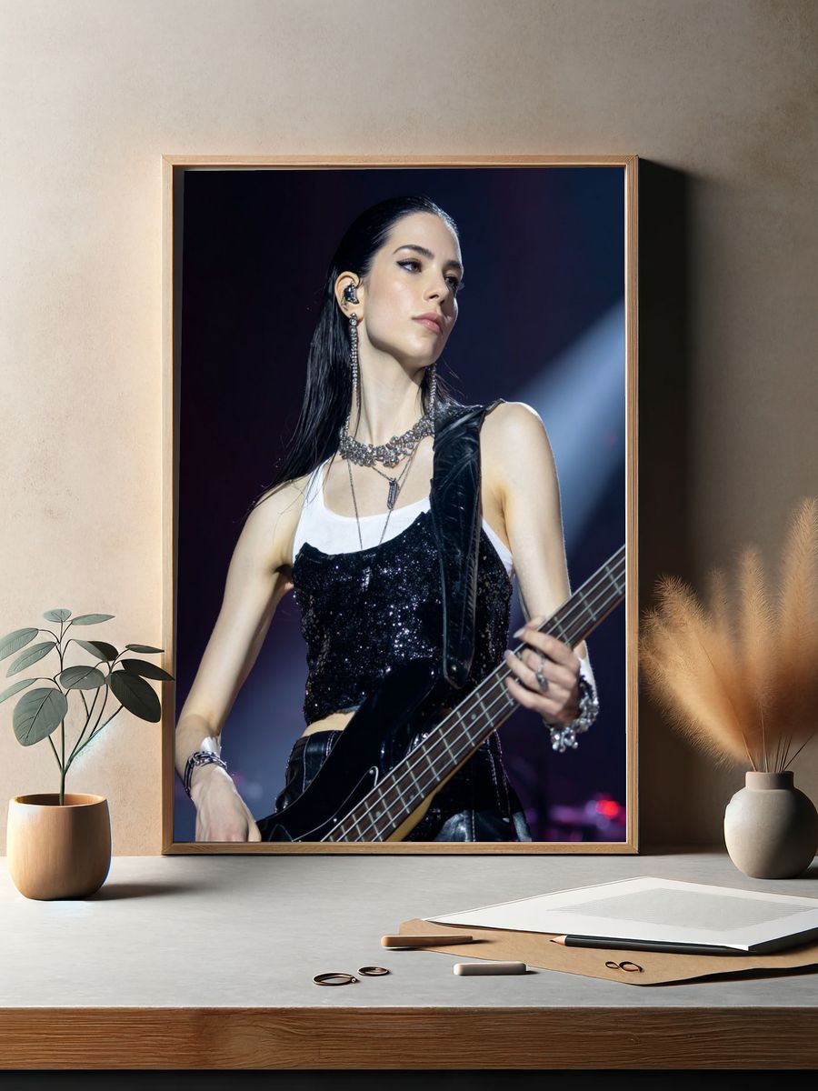 Live Concert Bassist Photography Poster. — room view 2