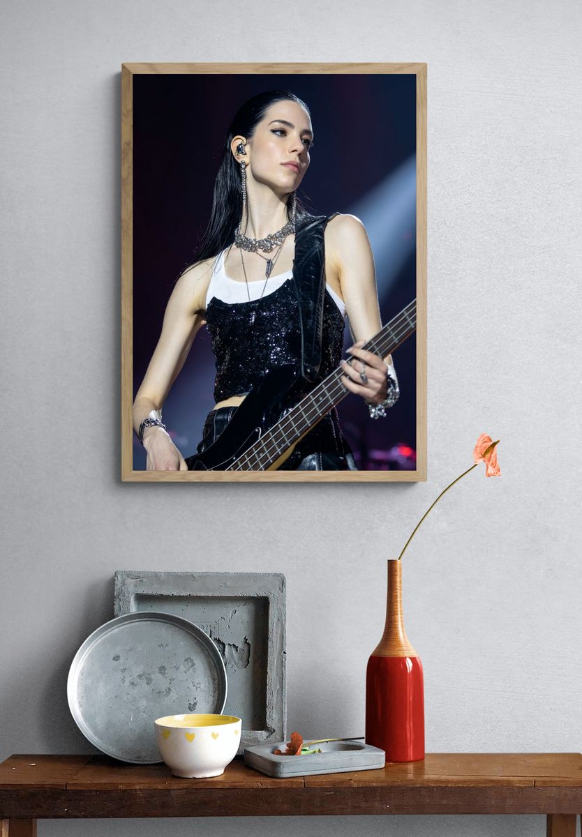 Live Concert Bassist Photography Poster. — room view 3