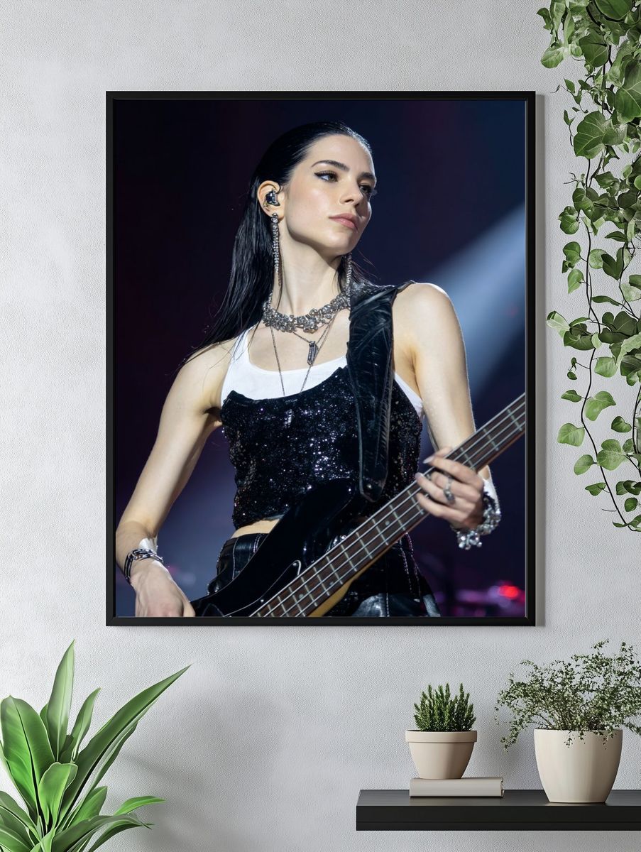 Live Concert Bassist Photography Poster. — room view 4