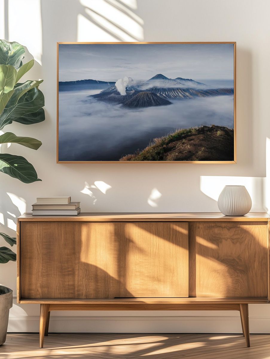 Mount Bromo Volcano — Photography Poster. — room view 3