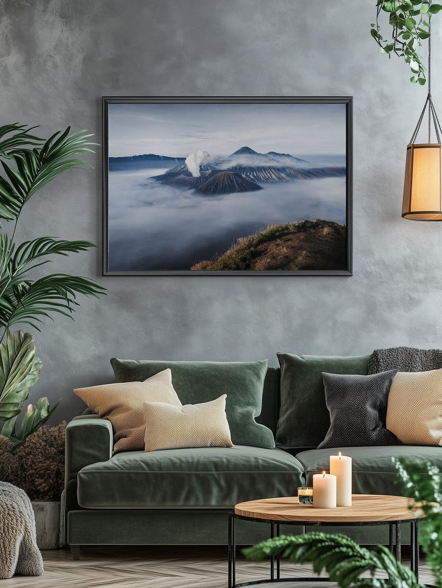 Mount Bromo Volcano — Photography Poster. — room view 4