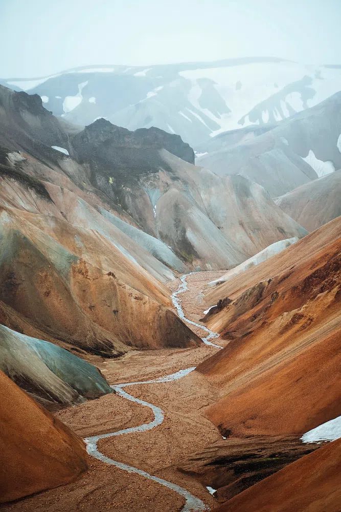 Majestic Mountain Valley — Nature Print. poster — nature art