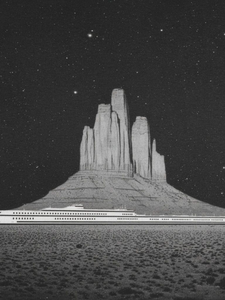Monument Valley Night — Fine Art Print. poster detail