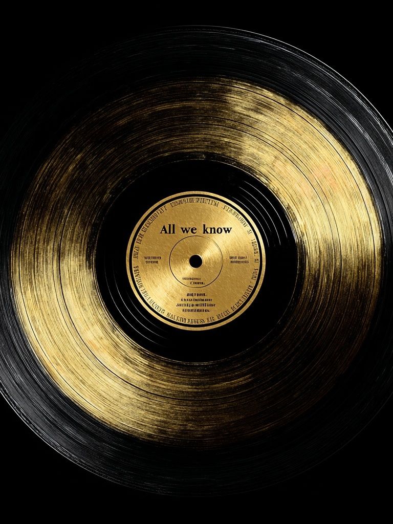 All We Know — Music Vinyl Poster. poster detail