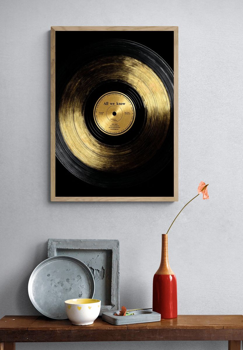 All We Know — Music Vinyl Poster. — room view 3