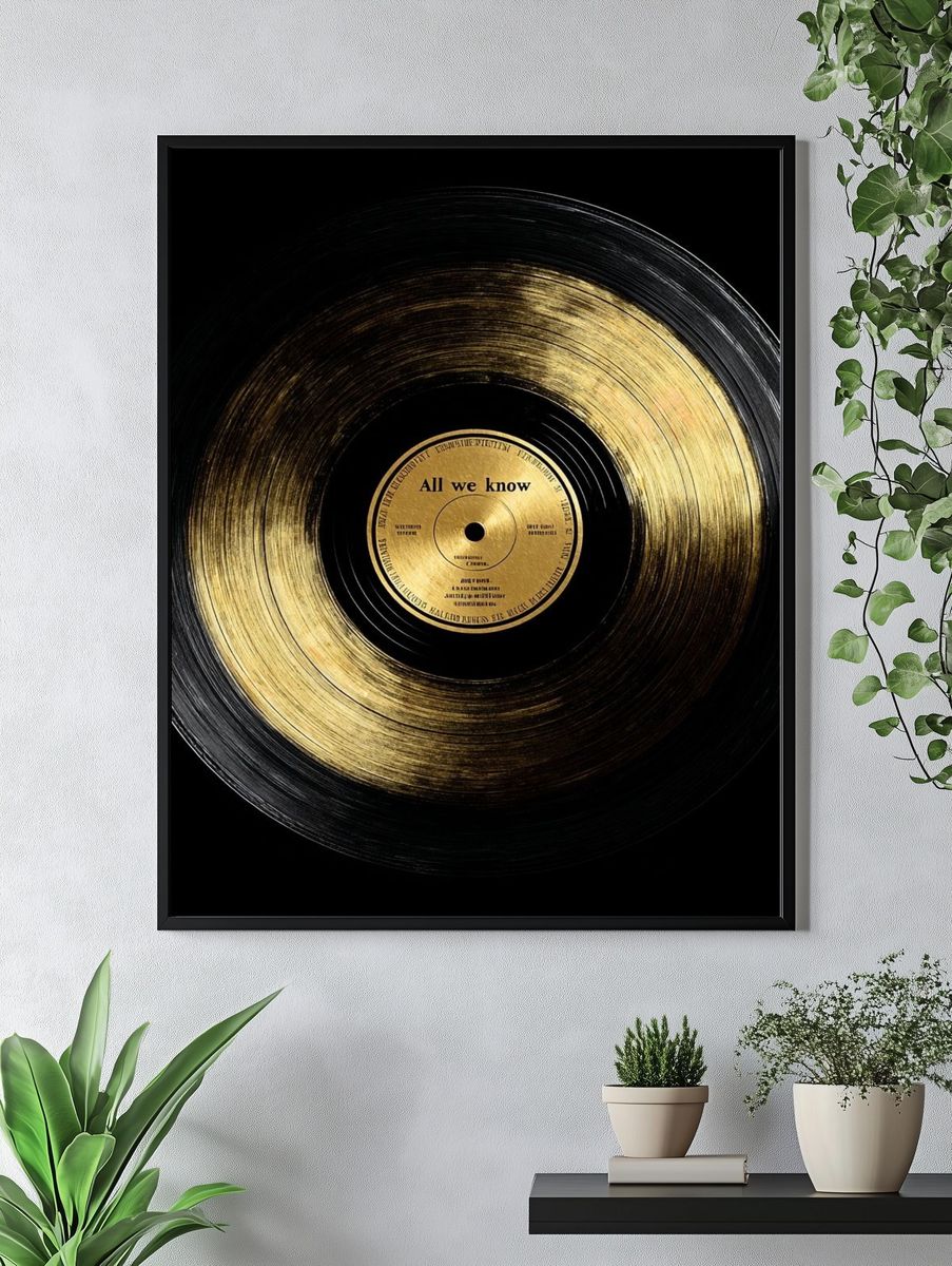 All We Know — Music Vinyl Poster. — room view 4