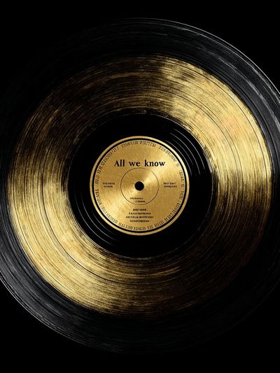 All We Know — Music Vinyl Poster.
