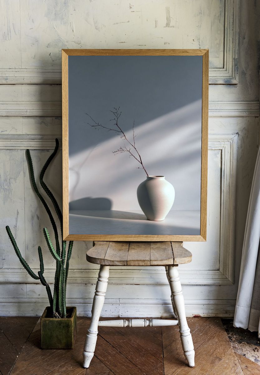 Minimal Vase Still Life Poster. room preview