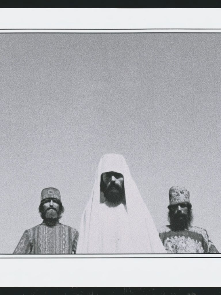 Mystic Trio Black-White Poster. poster detail