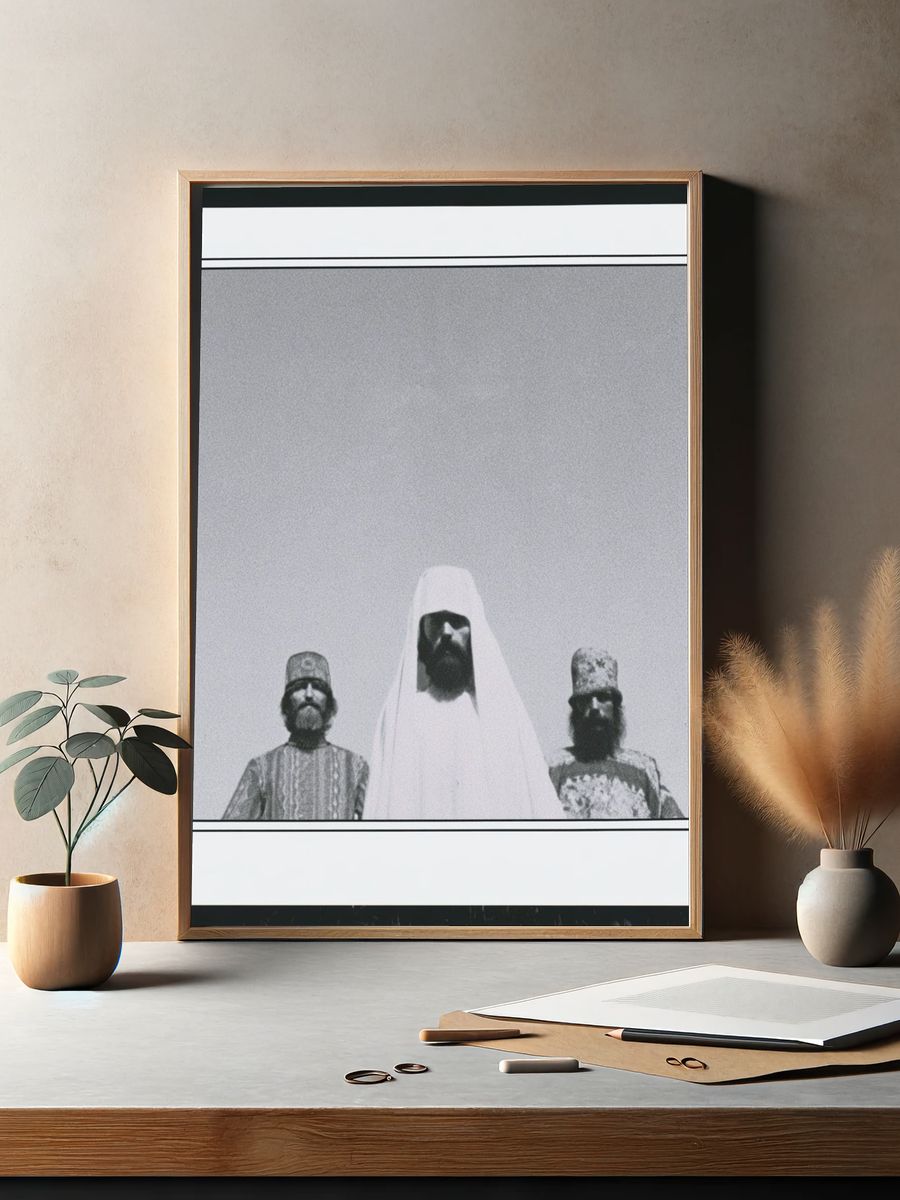 Mystic Trio Black-White Poster. — room view 2