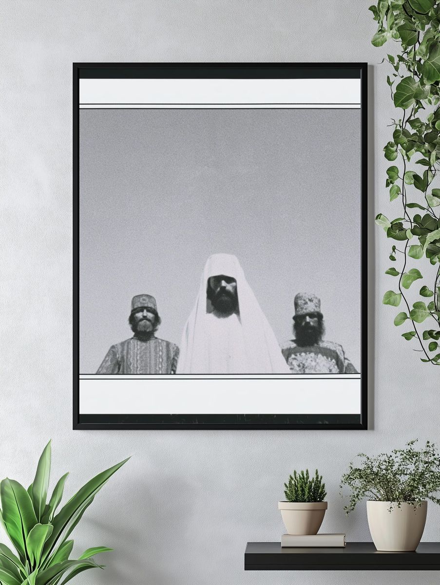 Mystic Trio Black-White Poster. — room view 4