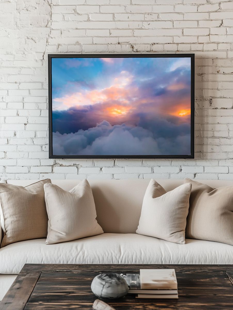 Sunrise clouds. — room view 1