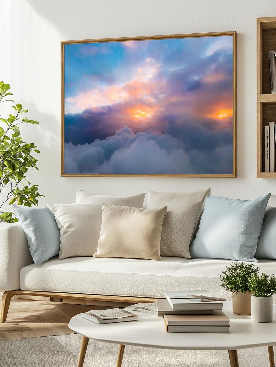 Sunrise clouds. — room view 2