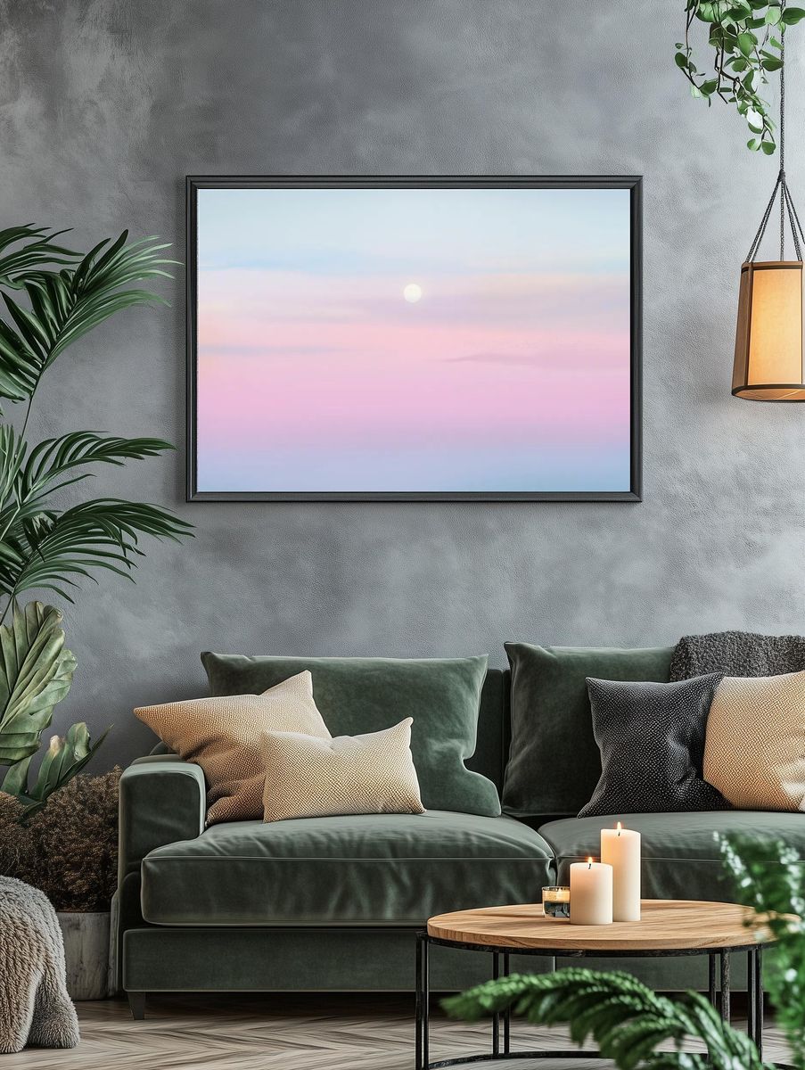 Sunset background on pastel sky. — room view 4