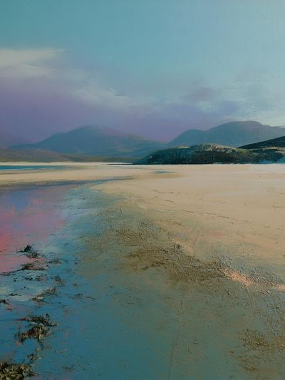 Pastel Coastal Landscape Print.