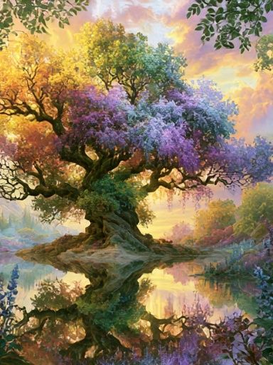 Enchanted Blossom Tree Print. poster — nature art