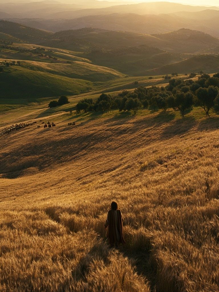 Golden Hills Landscape Poster. poster — nature art