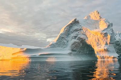 Warming Seas Melting Ice Sheets.