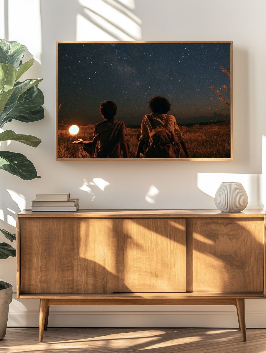 Stargazing Field Night Poster. — room view 3