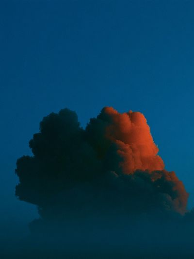 Sunlit Cloudscape Photography Poster.