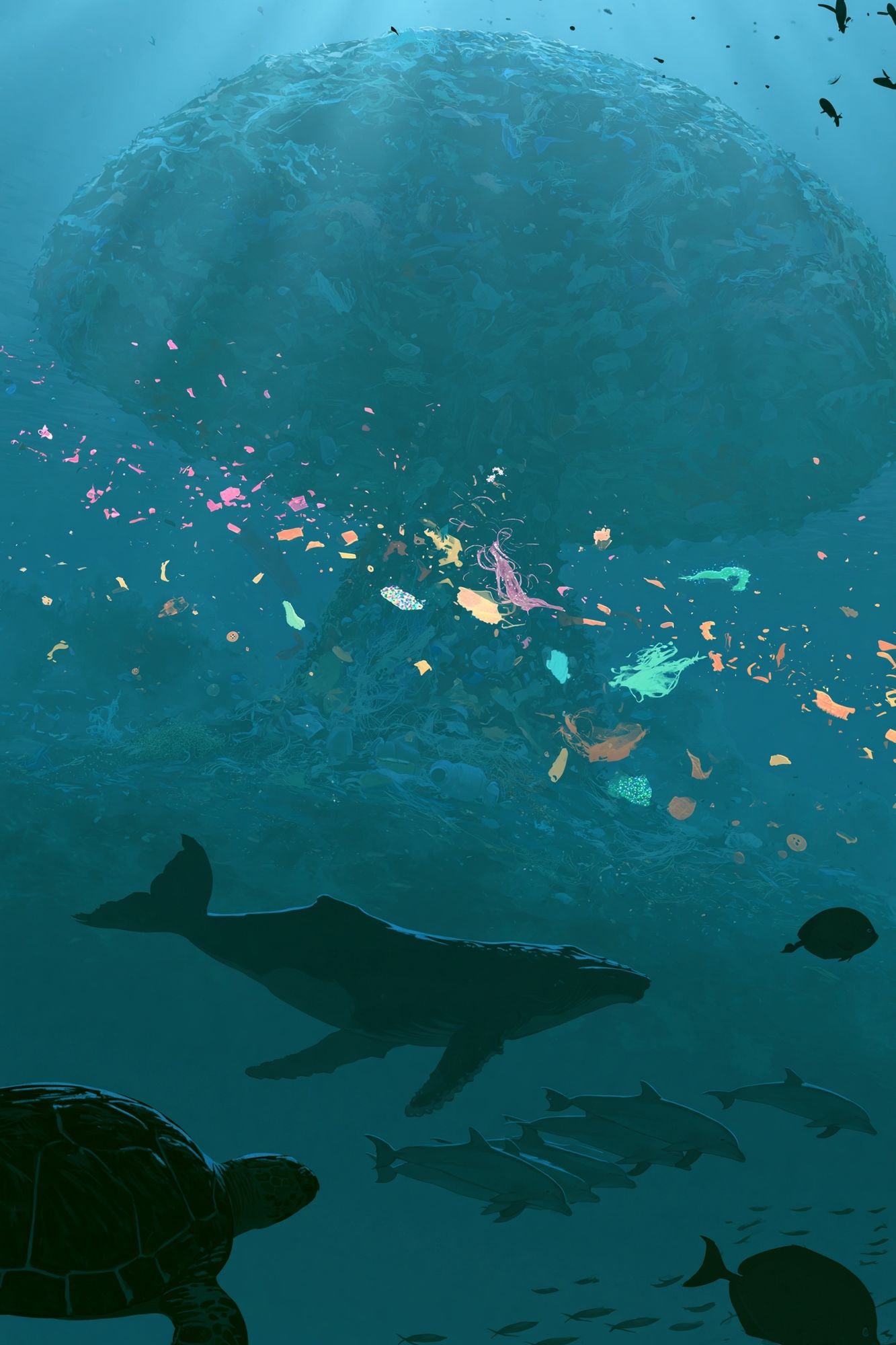 Underwater Marine Life Poster. poster detail