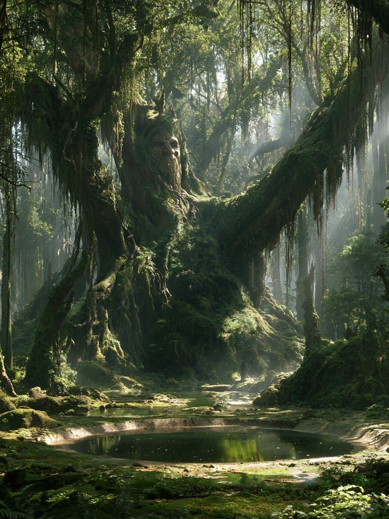 Enchanted Forest Pool Poster. poster detail