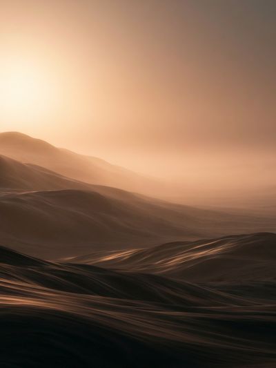 Desert Dunes at Dawn Print.