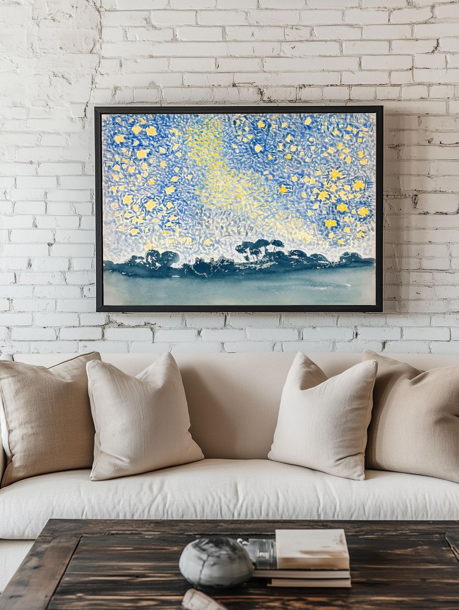 Landscape Stars (1905–1908) painting high. — room view 1