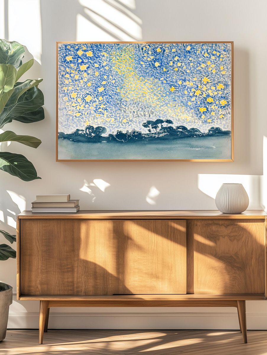 Landscape Stars (1905–1908) painting high. — room view 3
