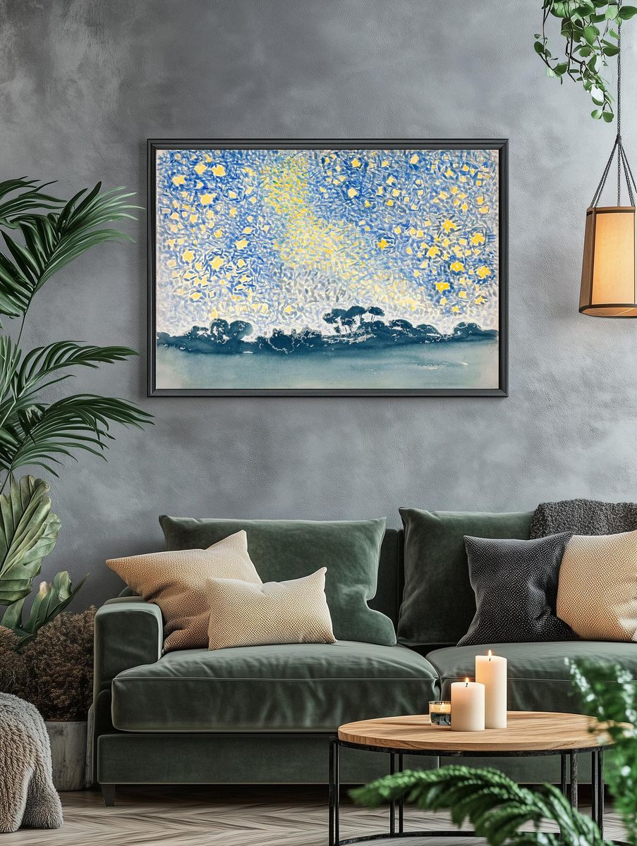 Landscape Stars (1905–1908) painting high. — room view 4