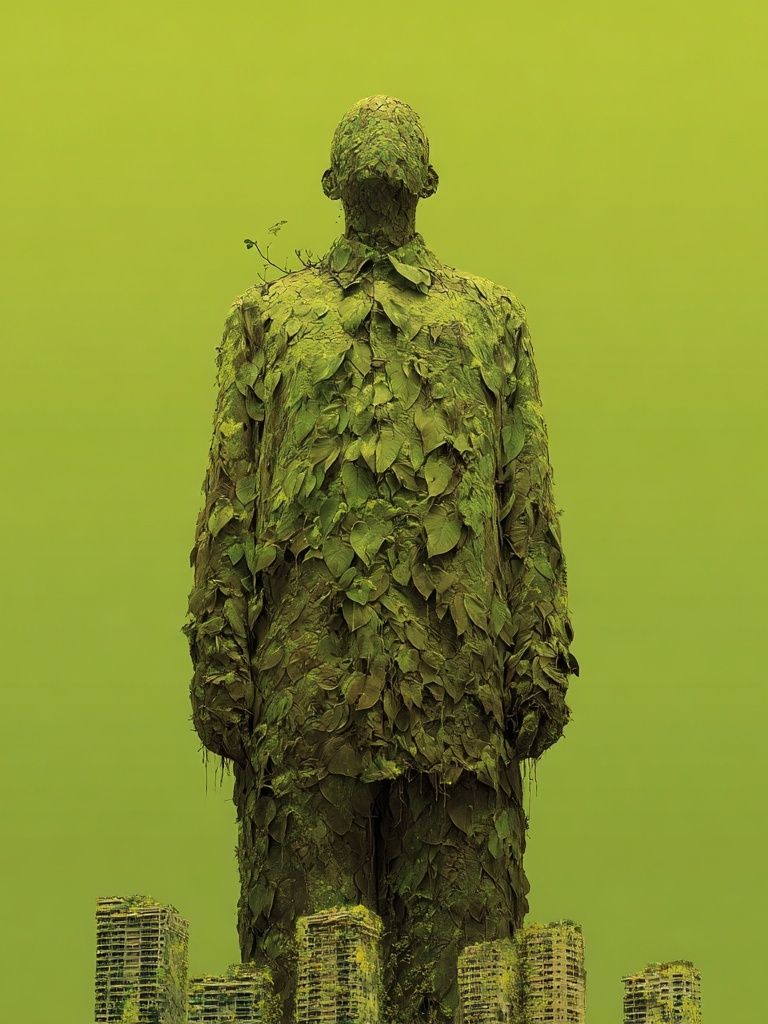 Nature's Embrace — Surreal Art Print. poster detail